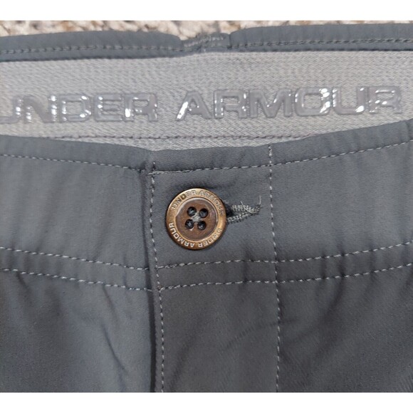 Under Armour Pants Mens 34x30 Gray Match Play Golf Tapered Leg - Picture 3 of 8